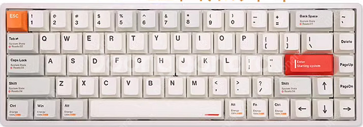 에버글라이드 AE68 자석축 PBT 키보드 판매합니다.--0