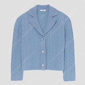 문달 플로우 가디건 moondal flow cardigan in skyblue