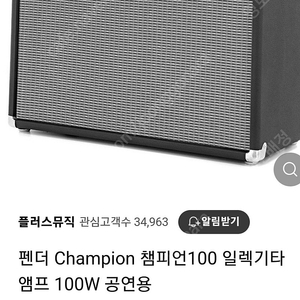 펜더100와트 공연용