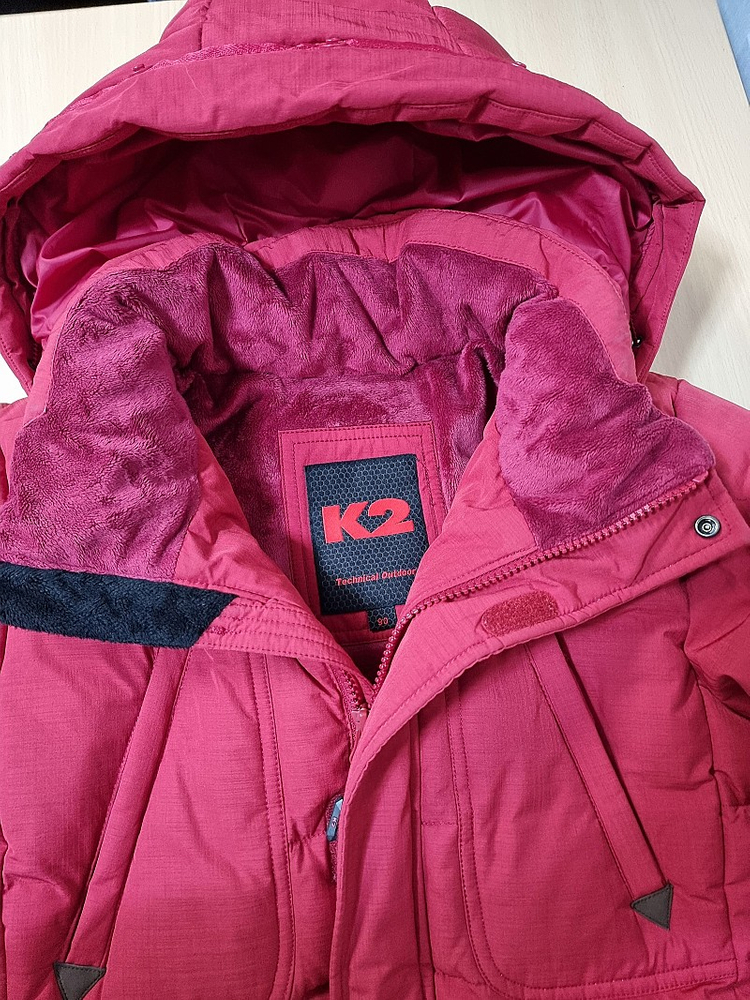 K2여성 구스다운 롱패딩 사이즈 90 (55) 이미지