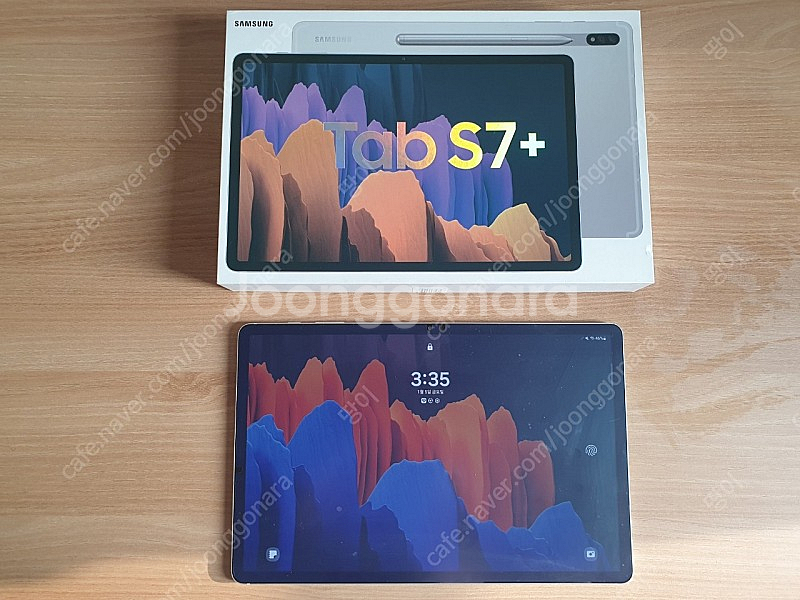 갤럭시탭s7+ 플러스 미스틱실버 256기가 wifi모델--1