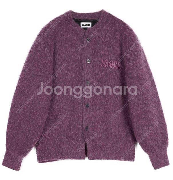[M] 마리아노 magliano 모헤어 가디건 퍼플--0