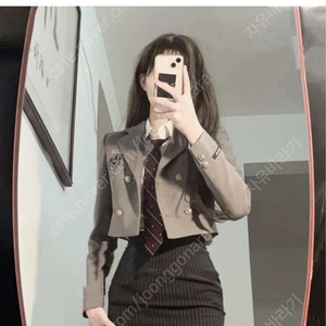 (신품) 교복코스프레 영국식 자켓포함 풀세트