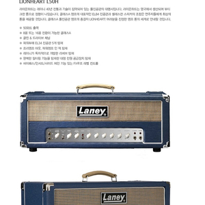 (판매) 레이니 풀진공관 기타앰프 팝니다 Lany LIONHEART(L50H)