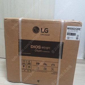 LG전자 디오스 오브제컬렉션 와인셀러 와인냉장고 미개봉미사용 새상품 W0082GBE