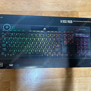 커세어 K100 RGB 광적축