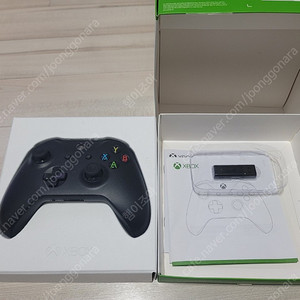 XBOX 무선 컨트롤러 + USB 리시버 판매합니다