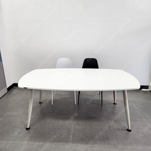 리바트 화이트 6인 테이블 1800사이즈 새상품 + 의자4개(리바트)