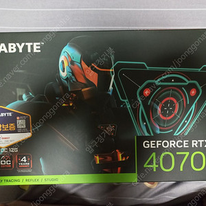 (개인)기가바이트 4070ti 게이밍oc 판매합니다