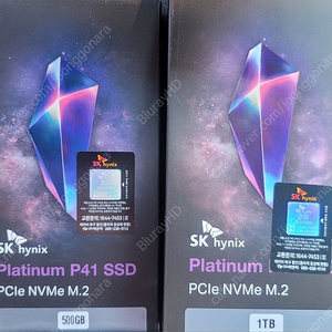 미개봉 국내정품 SK Platinum P41 NVMe SSD 1TB/500G