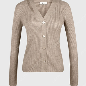 아상블라주 컷아웃 가디건 Cutout Cashmere Blend Cardigan