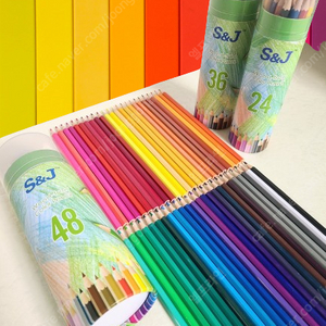 다비치 드로잉 24색,36색,48색 다양한 색연필 시니어전용 컬러링북 색연필