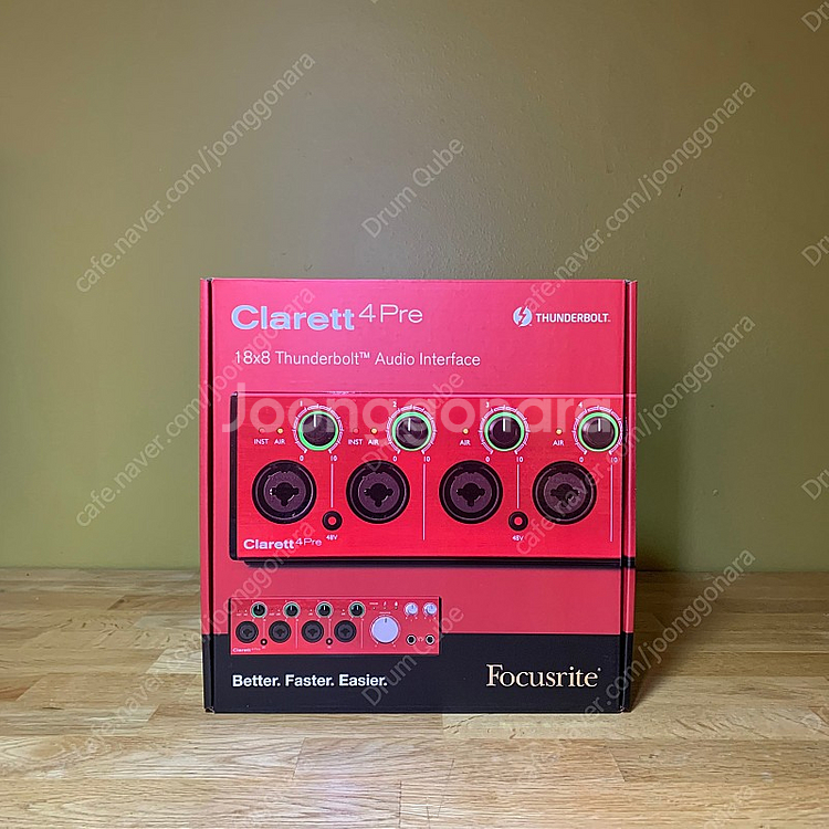 Focusrite Clarett 4pre 썬더볼트--0