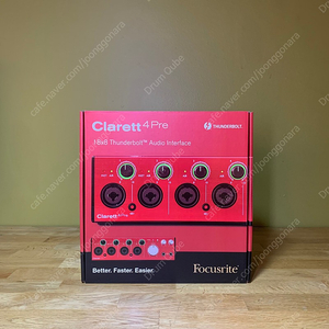 Focusrite Clarett 4pre 썬더볼트