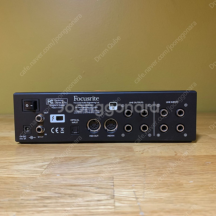 Focusrite Clarett 4pre 썬더볼트--2