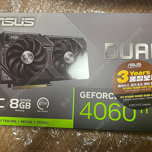 Asus dual RTX 4060ti 8g 미개봉품 팝니다