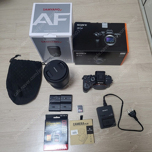 소니 a7s3 삼양 35-150 NP-FZ100 샌디스크 익스트림 프로 256GB v90 shure 마이크 vp83