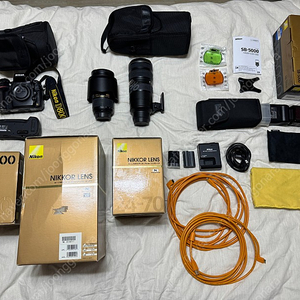 Nikon 니콘 D800/70-200 vr2/24-70/SB-5000/MB-D12 세로그립/테더툴스 테더링 선 팝니다.