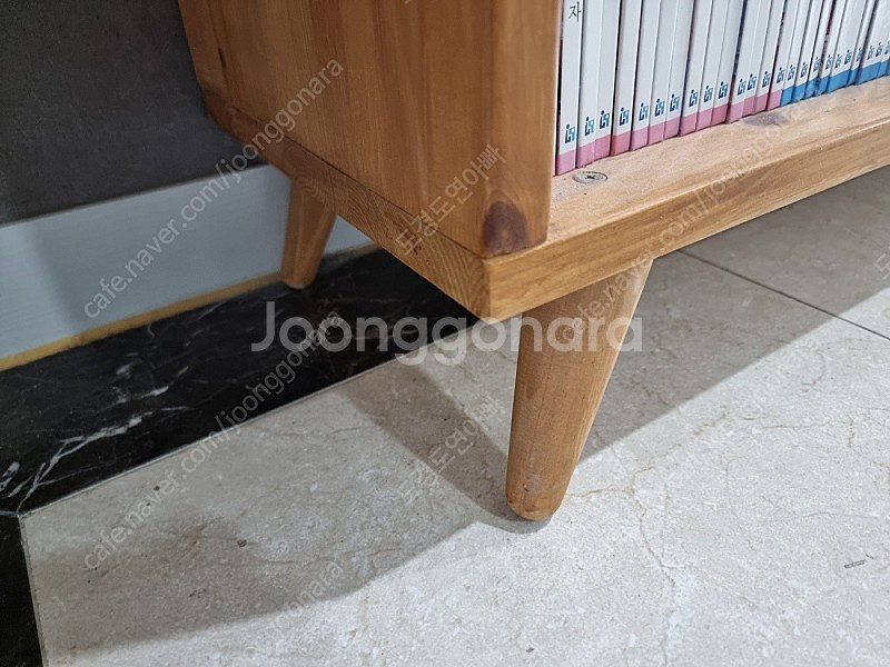 대구 원목 낮은 책장 팝니다 가로 175 높이 120 ...--3
