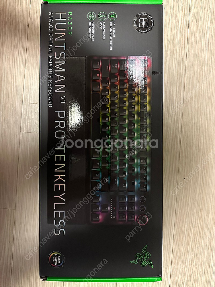 레이저 헌츠맨 V3 PRO TKL US 버전 A급 판매...--0