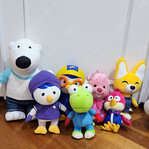 뽀로로와친구들 봉제인형 7마리