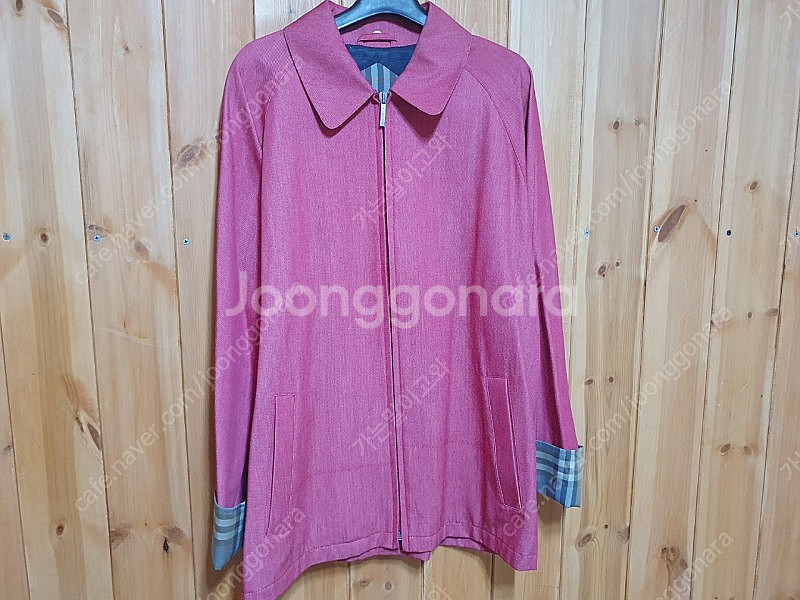 정품 버버리 코튼 울 자켓 66--0