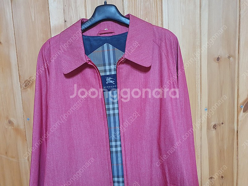 정품 버버리 코튼 울 자켓 66--2