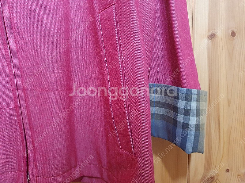 정품 버버리 코튼 울 자켓 66--3