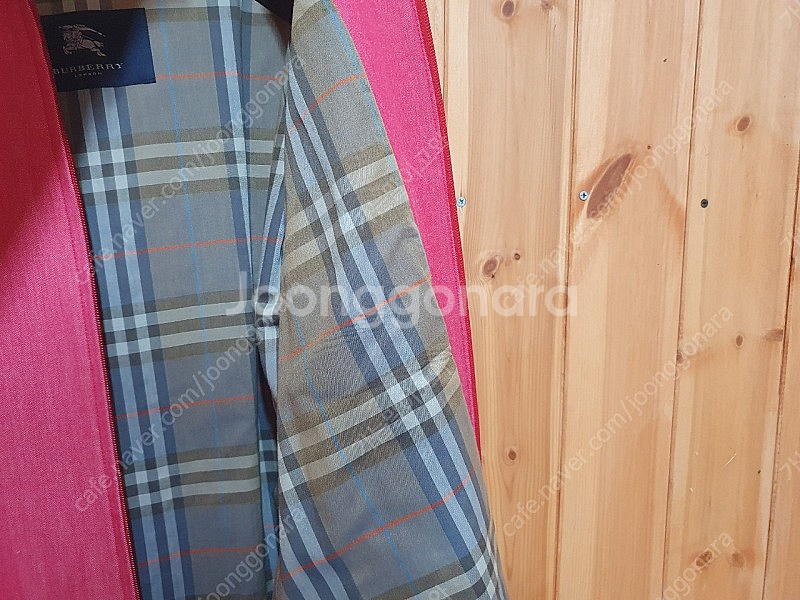 정품 버버리 코튼 울 자켓 66--4