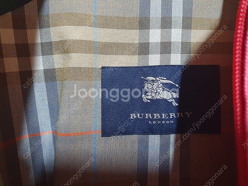 정품 버버리 코튼 울 자켓 66--5