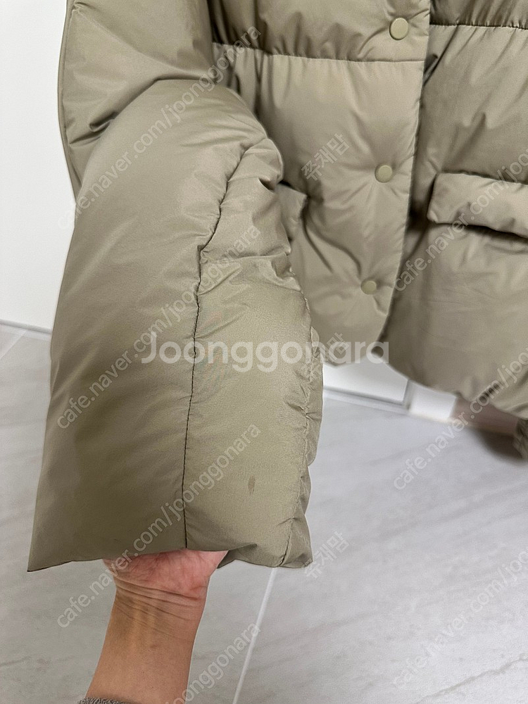 더캐시미어 크롭구스다운점퍼--4