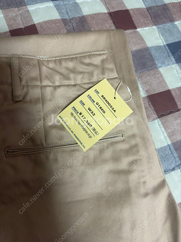 버즈릭슨 오리지널 치노 베이지 33사이즈--1