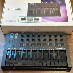 ARTURIA MINILAB mk2 BLACK 아투리아 미니랩 mk2 블랙 마스터 키보드