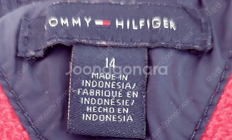 아동 타미힐피거 숏패딩 패조끼세트- L(14/16)--6