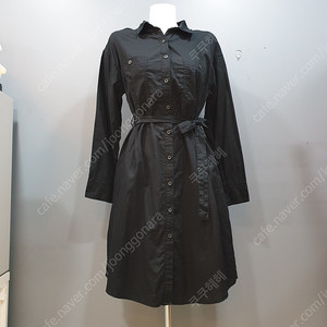 브룬스바자 정품 여성미디원피스 셔츠형원피스 벨트세트 66 블랙
