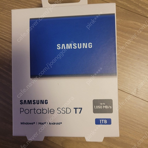 삼정 SSD T7 1TB 새것 팝니다