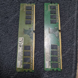 삼성 단면 램 DDR4 8G 2개