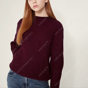 (택째새상품)(가격내림)_sjsj알파카 니트~(82사이즈)듀엘,시스템