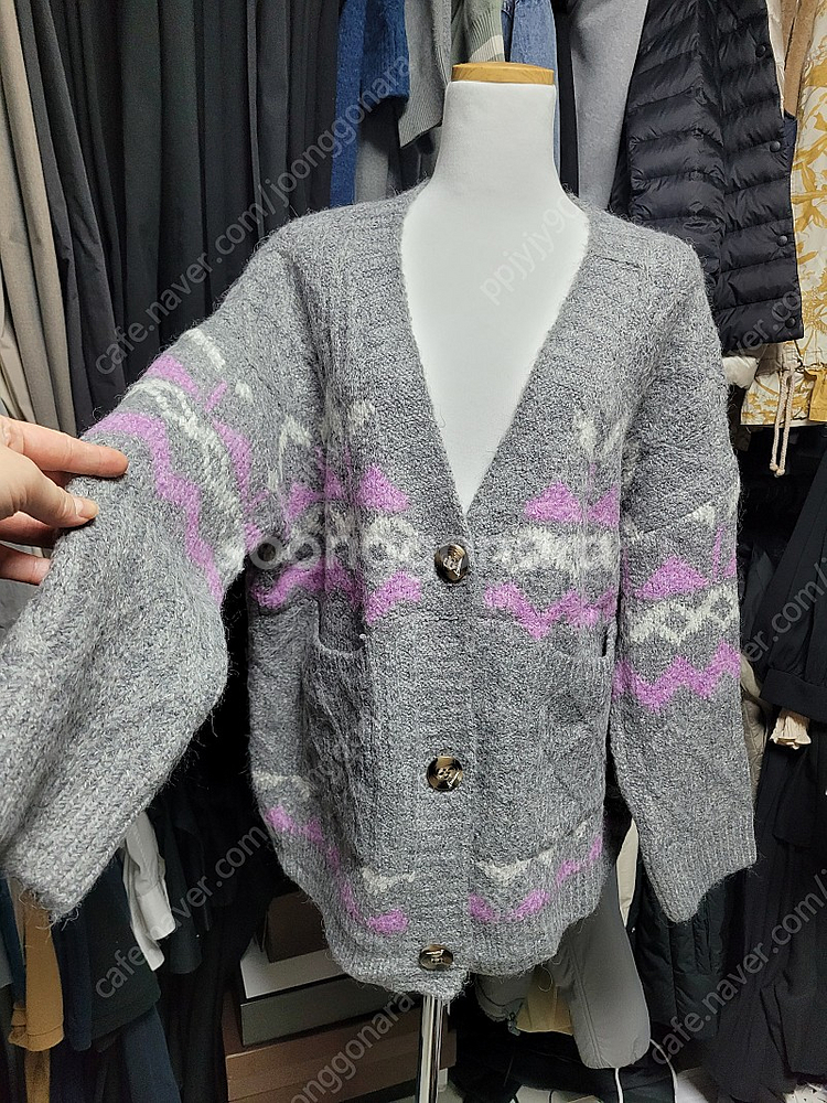 여자 니트아우터 새옷 빅사이즈--0