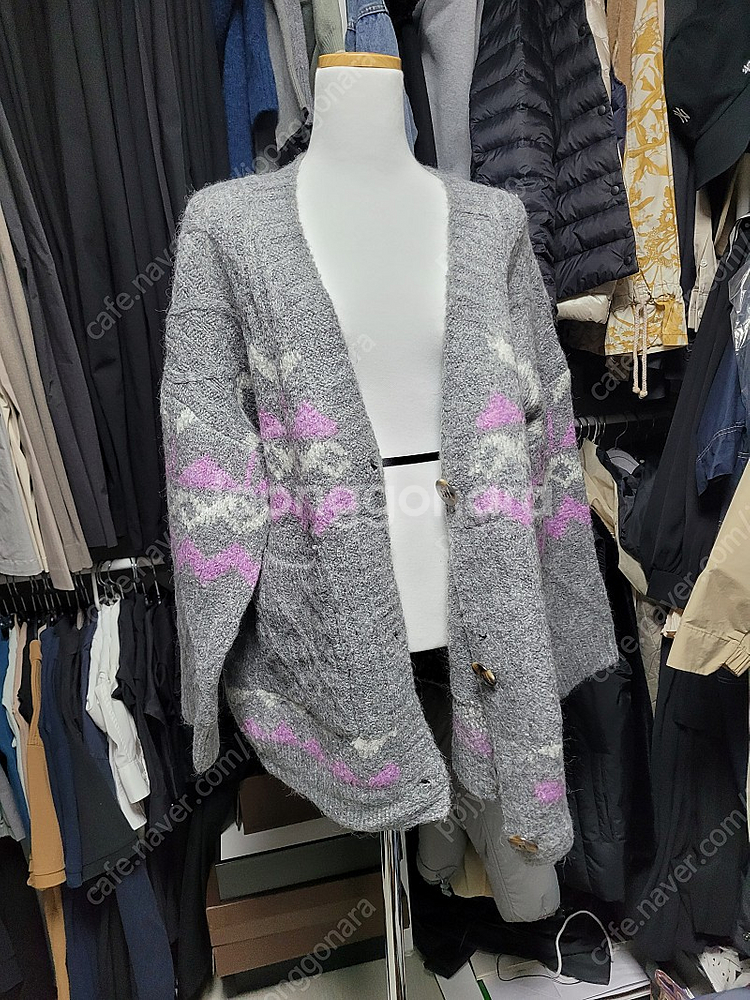 여자 니트아우터 새옷 빅사이즈--3