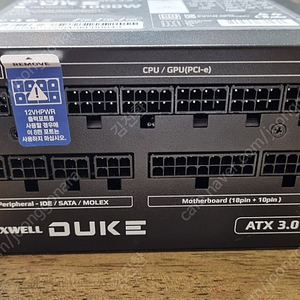 맥스엘리트 MAXWELL DUKE 1000W PLATINUM ATX 3.0 판매합니다.