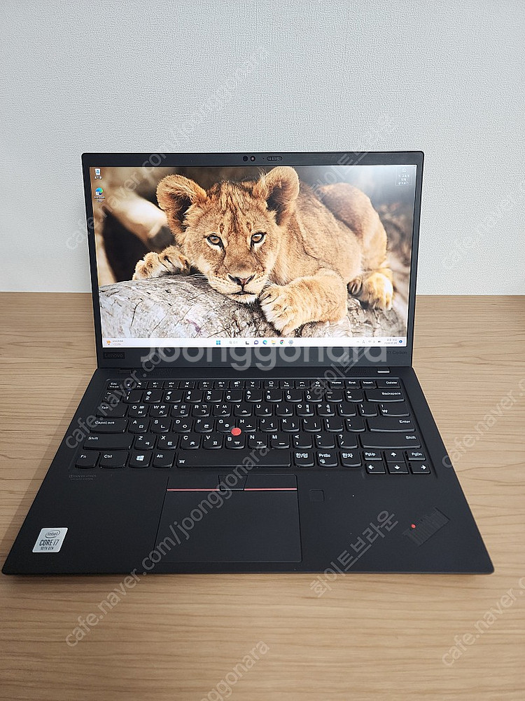 레노버 씽크패드 x1 carbon gen8 노트북 판매...--4