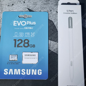 S펜 크리에이터 에디션(미개봉) + 삼성 EVO Plus 128GB(미개봉) 팝니다(택포)