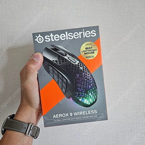 스틸시리즈 무선 게이밍 마우스 AEROX9 wireless