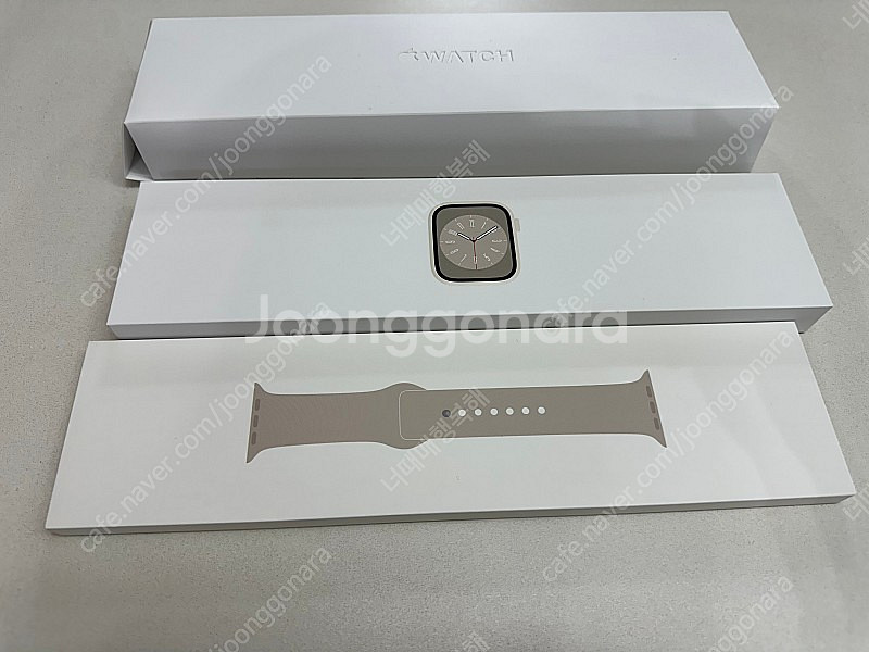 애플워치 8 스타라이트 gps 41mm--3