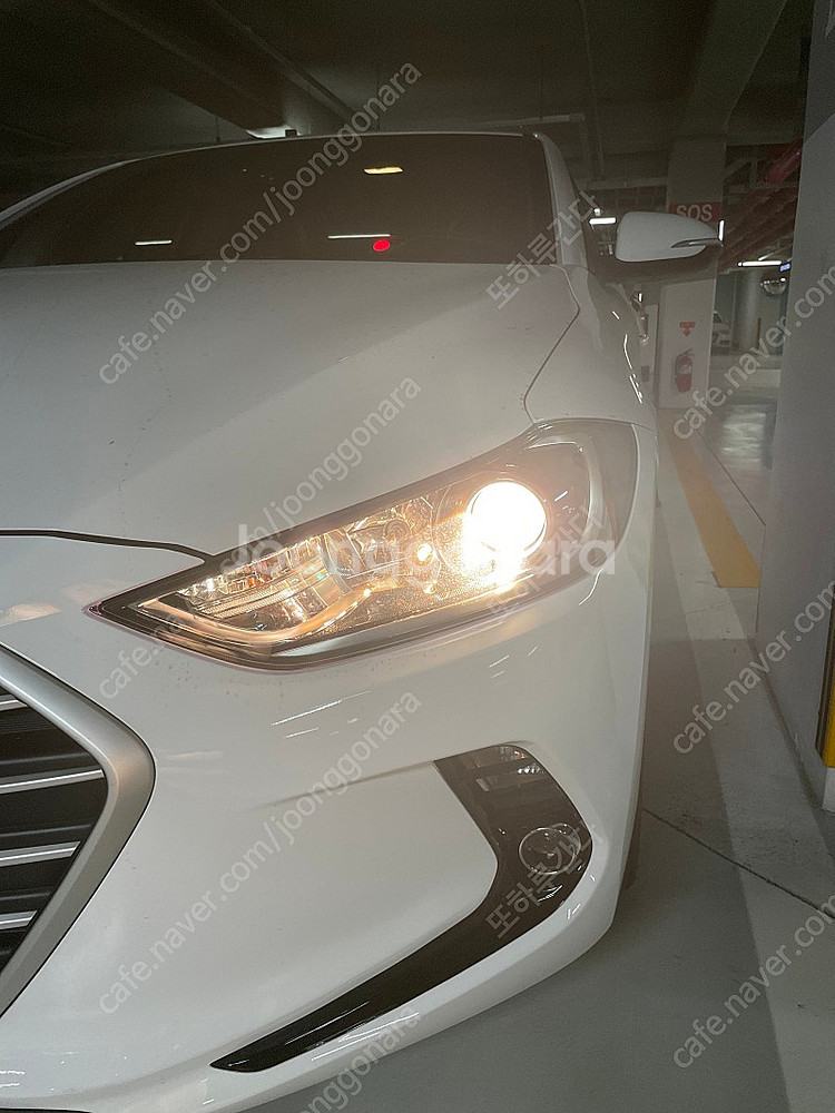 아반떼 ad 일반 전조등 운전석쪽--1