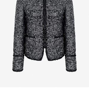 더로랑 LUX Black tweed jacket 새상품 택있음