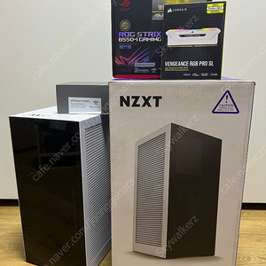 NZXT H1(v2) 화이트 본체 5600x, 3070ti, 램32g, SSD 500g