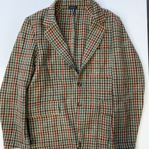 드레익스 Red and Green Check Tweed Games Blazer Mk. 1