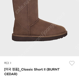 UGG 어그 클래식 숏 양털 부츠 - burnt ceder (브라운) 230 정품 풀박스